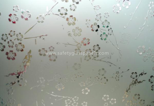 Buy cheap Clear Float Curve Acid Etched Glass 4mm 5mm 6mm For Curtain Walls And Bathroom from wholesalers