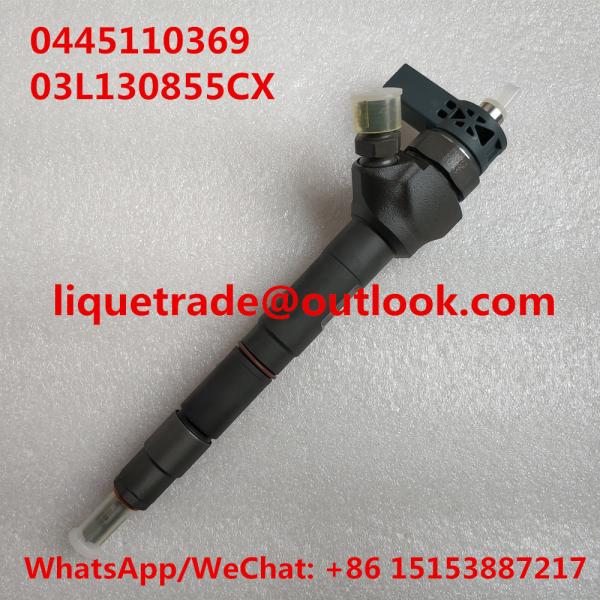 Buy cheap BOSCH Common rail injector 0445110369 , 0 445 110 369 for VOLKSWAGEN 03L130855CX from wholesalers