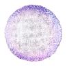 Buy cheap Wholesales Roes Embossed Spray Color Decoration Glass Charger Plate from wholesalers