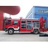 Buy cheap 6 Wheeled Fire Fighting Vehicle , 177KW Emergency Fire Truck With 5T Crane from wholesalers