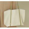Buy cheap Irremovable Strap Fan Shaped Bag 37cm 27cm Cowhide Leather Tote Bag from wholesalers