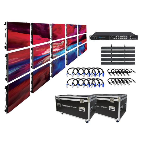 Buy cheap 3840Hz Indoor Led Screen Rental Video Wall Cabinet Size 500x500mm from wholesalers