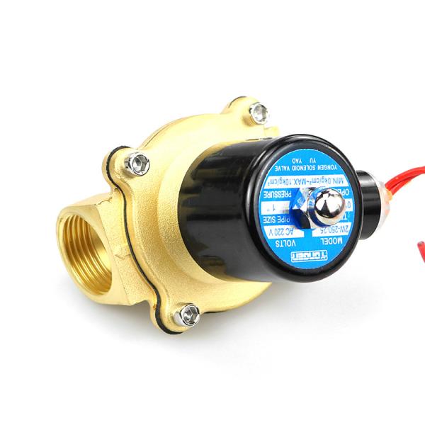 Buy cheap Closed Oil Water Solenoid Control Valve AC220V DC12V 24V High Pressure 2 Ways from wholesalers