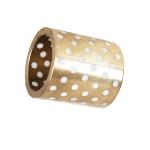 Shock Resistance Oil Lubricated Brass Bearing Bushing Up To 300.C DIN 1850