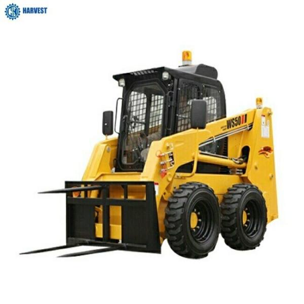 Buy cheap 11.6km/H Speed 0.4m3 Bucket WS50 0.8 Ton Mini Compact Skid Steer from wholesalers