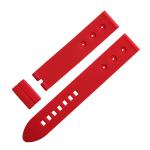 Breathable 18mm Sports Watch Rubber Strap Water Resistant CE Passed