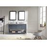 Buy cheap Shaker Style Double Sink Bathroom Vanities And Cabinets Waterproof Board from wholesalers
