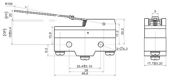Microswitch LXW-515R