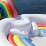 6 Person Inflatable Unicorn Water Mount Sea Lake Pool Float Water Toy Giant