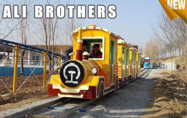Buy cheap Outdoor Amusement Equipment Tourist Electric Train Games New Design Track And Trackless Train from wholesalers