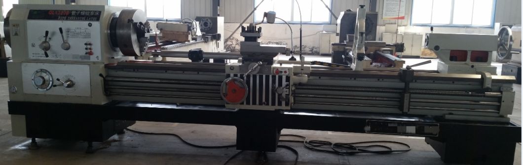 Heavy Duty Metal Pipe Thread Machining Lathe
