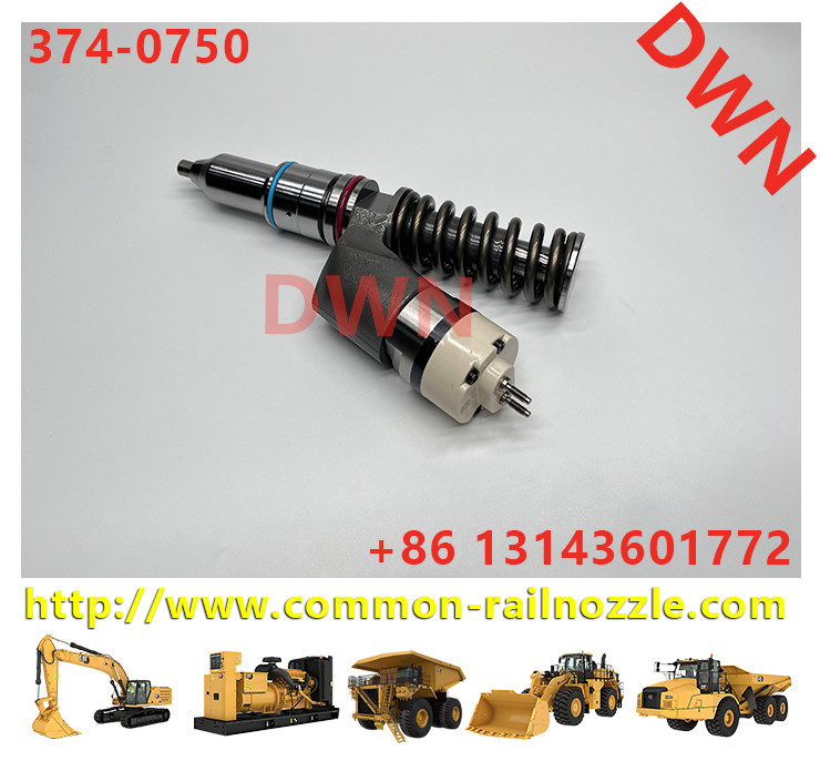 Excavator E365C Engine C15 C27 C32 Fuel Injector GP 374-0750 3740750