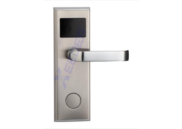 Buy cheap 40mm-50mm Thickness Hotel Room Door Locks Silver Color 2 Years Warranty from wholesalers