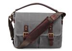 Outdoor Canvas Crossbody Messenger Bag Grey , Casual Messenger Bags With Pockets