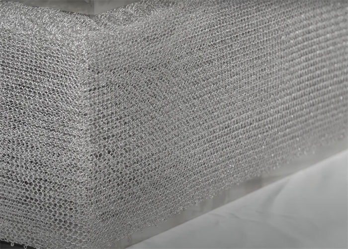 ISO9001 369 Stainless Steel Mesh Pad Demister 100mm-200mm Thickness