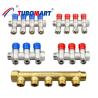 Buy cheap Brass Pex Water Distribution Manifold 2 - 12 Outlets Pex Plumbing Manifold from wholesalers