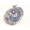 Buy cheap Shell Shaped Crystal Evening Clutch Bags Silver Colored For Women Wedding from wholesalers