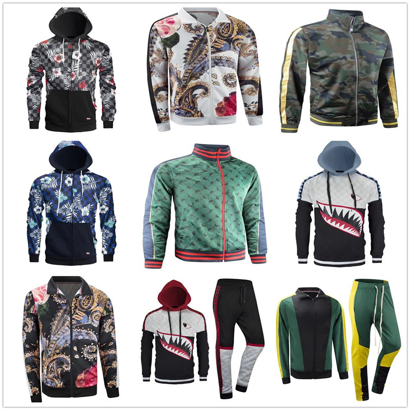 Popular Mens Sports Tracksuits Sublimation Printed S M L XL XXL Size Optional
