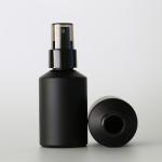 Petg Cosmetic Spray Bottle 120ml Black Color Frosted Surfacefor Liquid