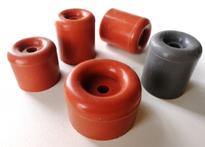 NR Silicone SBR Silicone Rubber Furniture Stoppers Chair Leg Caps Cylinder Shape