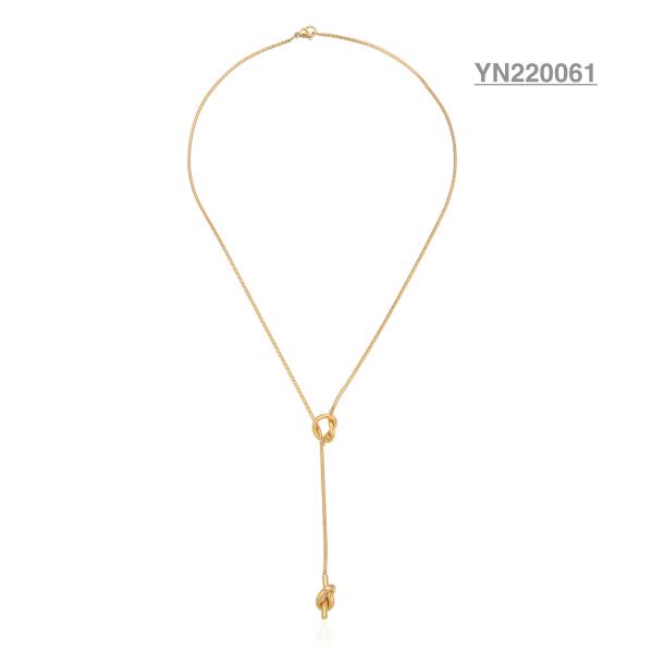 Buy cheap 14 Karat Stainless Steel Fashion Necklaces Anniversary Simple Snake Bone Chain from wholesalers