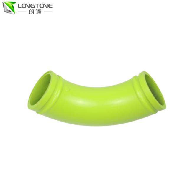 Buy cheap Bend Sany Concrete Pump Parts , Cast Twin Wall Elbow DN125 X R1000/500 X 45 from wholesalers