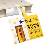 Buy cheap CMYK Plastic Retail Shelf Wobblers Advertising Shelf Display Wobbler PVC Swing product