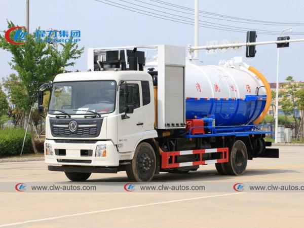Buy cheap Dongfeng Tianjin Vacuum High Pressure Cleaning Truck 15000 Cbm 4*2 from wholesalers