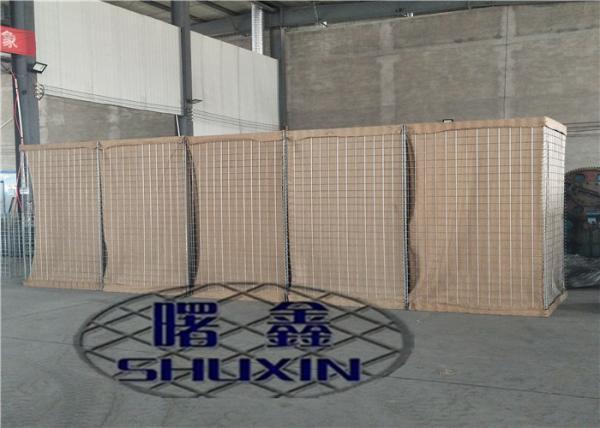 Buy cheap 5 Cells Hot Dipped Galvanized Hesco Bastion Barrier from wholesalers