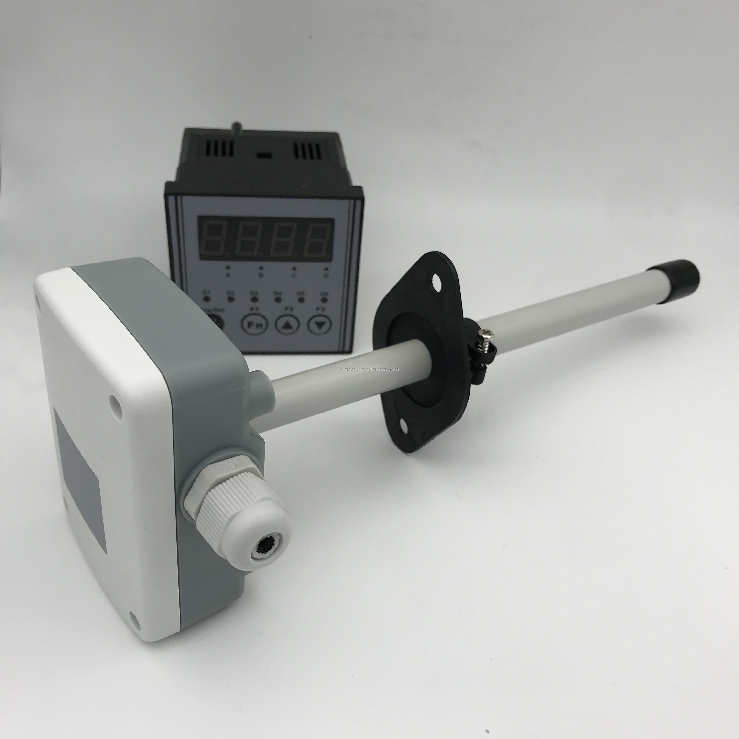 Versatile Duct Mount Air Velocity Sensor With 4-20Ma Output for Various Environments
