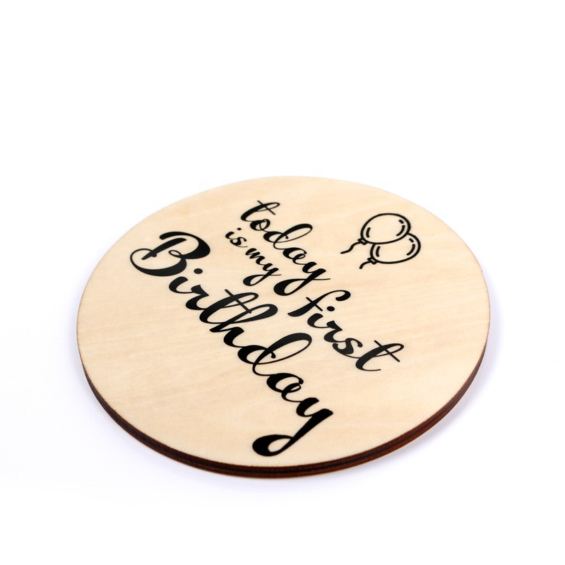 Plywood Coaster -Travel Series Gifts-Baby Milestone Plywood Cards -Christmas Gifts
