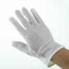 Buy cheap Non Slip Striped Dotted 0.1s Static Decay ESD Gloves from wholesalers