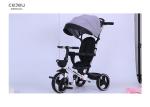 Blue 1 Year Old Foldable Trike Stroller 10.5kg With PU Wheel