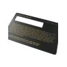 Buy cheap Matt Gold Plated Stainless Steel Metal Membership Card With Custom Logo from wholesalers
