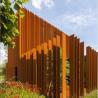 Buy cheap Outside Rusty Metal Blades Corten Steel Picket Fence For Garden Security from wholesalers