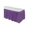 Buy cheap Emerald Green Disposable Waterproof Table Skirt Plastic Party Table Skirt from wholesalers
