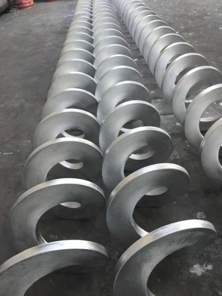 Buy cheap Manganese Steel Spiral Blade Anti Corrosion Screw Conveyor Parts from wholesalers