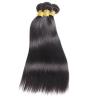 Buy cheap Straight 13 X 4 Lace Front Virgin Brazilian Hair 3 Bundles Natural Color from wholesalers