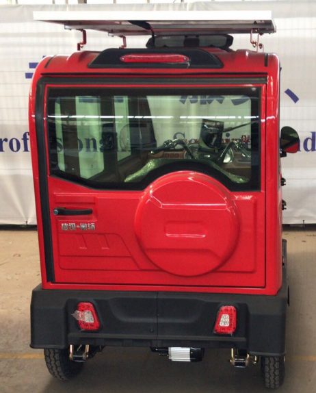 Three Wheel 0.8KW 340Kg Electric Passenger Tricycle