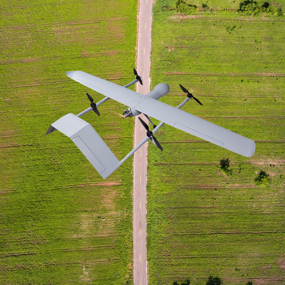 Tracking Camera Pod Military Fixed Wing Drone VTOL Long Range Military Drones HX4HFW460