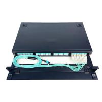 Buy cheap 96 Cores Fiber Optic MPO MTP Patch Panel LC Connector Fiber Patch Panel product