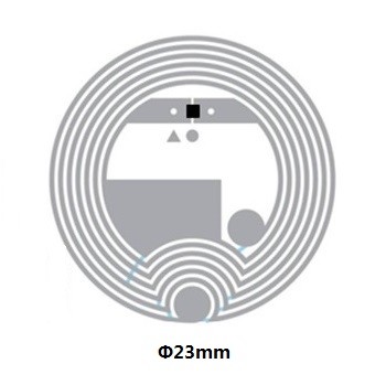 Contactless RFID Inlay High Frequency 13.56MHZ RFID Label Tag ISO ROHS Certified