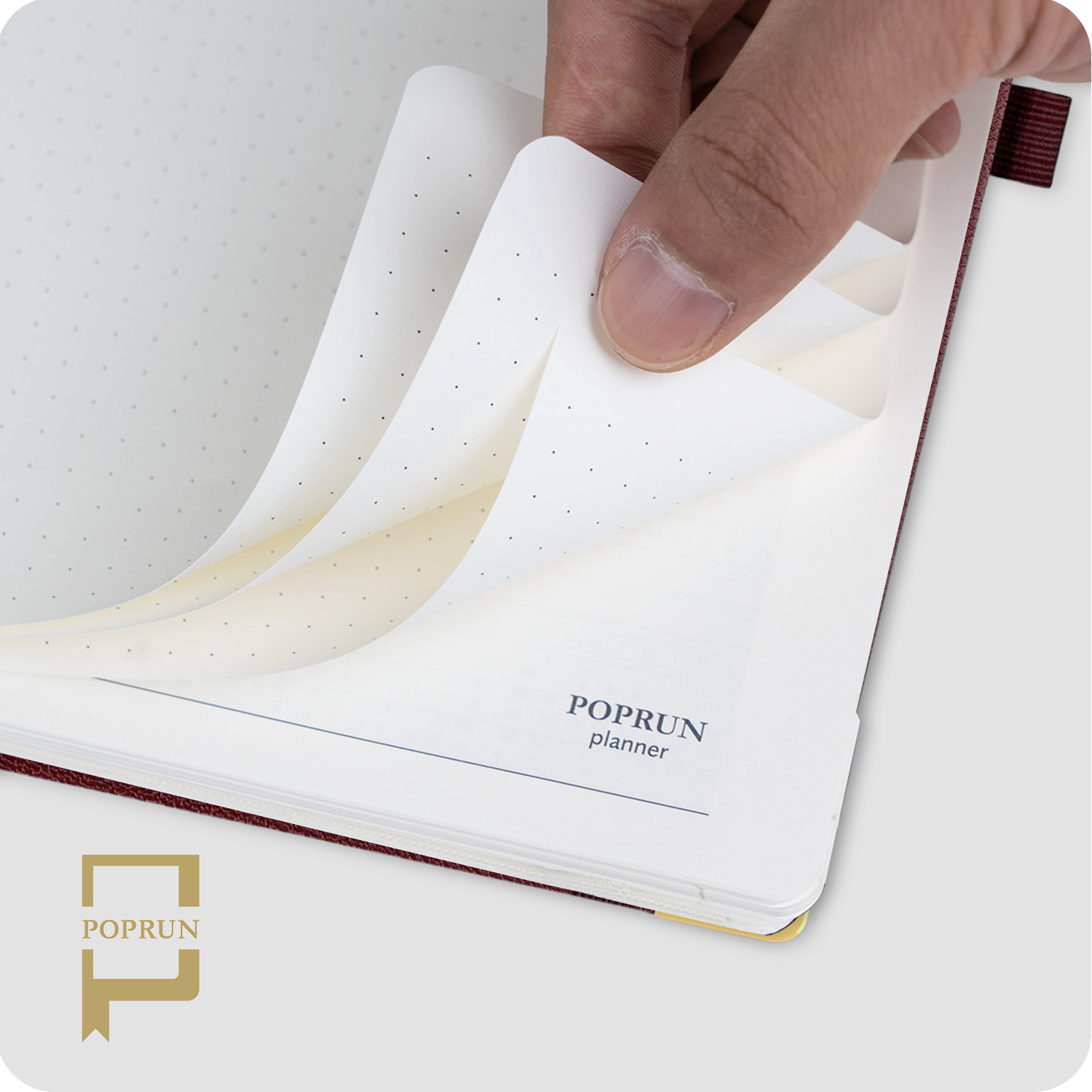 Vertical Layout 2023 2023 Weekly Planner With 100GSM Ivory Paper