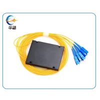 Buy cheap 1x4 1x16 1x32 1x64 Bare Fiber Compact PLC Tap Low Insertion Loss Wide Operating product