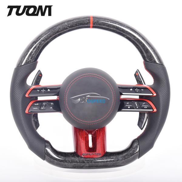 Buy cheap Dragonfly Style Black Mercedes Benz Steering Wheel S63 AMG Forged Carbon Fiber from wholesalers