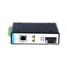 Buy cheap 12-48V DC Input Industrial Media Converter 10/100Mbps Single Mode Fiber 20km SC Fiber Port from wholesalers