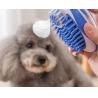 Buy cheap 11*7.5*6CM Pet Wash Brush Plastic Dog Washing Brush Tool from wholesalers