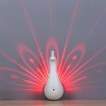 Novelty gifts product Peacock projection lamp, funny toys attractive peacock
