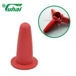 Flexible Animal Feeding Teats 32.8g Weight Round Shape 3mm Hole Dimension Red