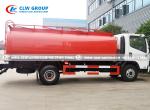8 Ton FAW Refueling Truck Oil Delivery Tanker Sub-Silo Design With Unloading Oil